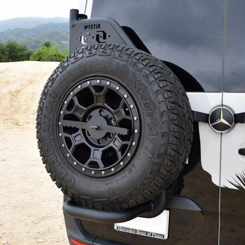 Mercedes-Benz Sprinter Bumper - Rear Driver Side - Westin - XTS Rear Bumper Accessory Carrier - Textured Black - `19-`24