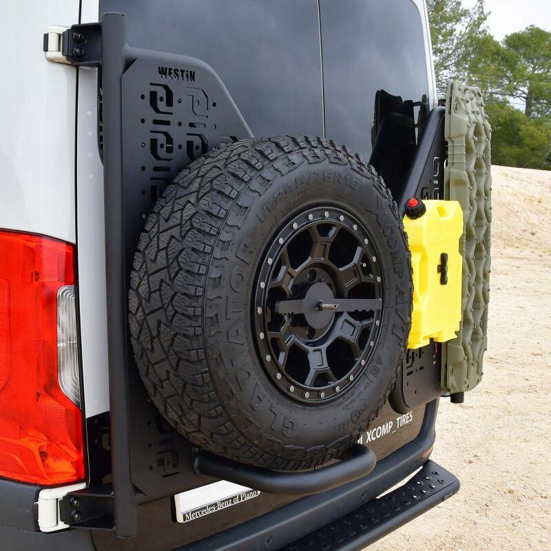 Mercedes-Benz Sprinter Bumper - Rear Driver Side - Westin - XTS Rear Bumper Accessory Carrier - Textured Black - `19-`24