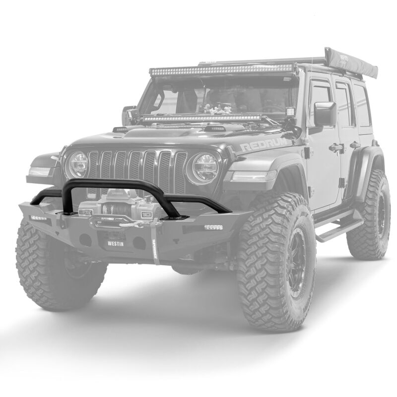 Jeep Gladiator Bull Bar - Front - Westin - XTS Round - Textured Black - `20-`25