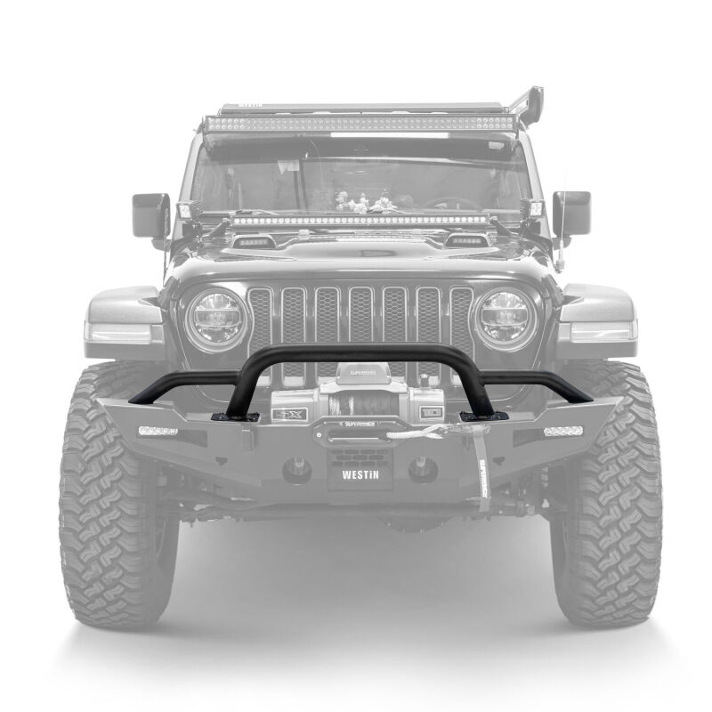 Jeep Gladiator Bull Bar - Front - Westin - XTS Round - Textured Black - `20-`25