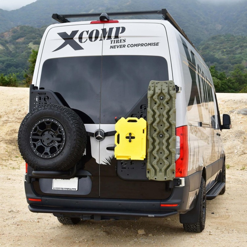 Mercedes-Benz Sprinter Bumper - Rear - Westin - XTS Rear Bumper Passenger Side Carrier - Textured Black - `19-`23