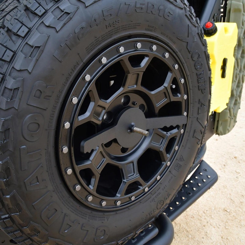 Mercedes-Benz Sprinter Tire Carrier - Rear - Westin - XTS Rear - Textured Black - `19-`24