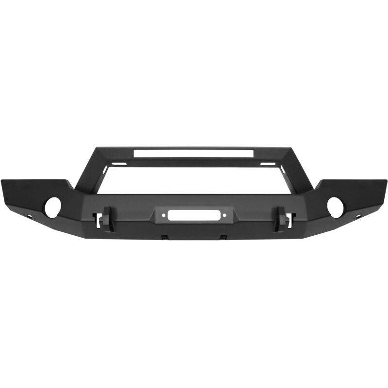 Jeep Wrangler Bumper - Front - Westin - WJ2 Full Width w/LED Light Bar Mount - Textured Black - `18-`20