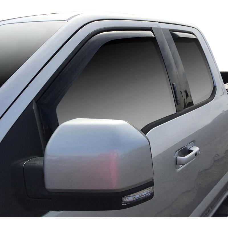 Ford F-150 Wind Deflectors - Westin - In-Channel - Smoke - `15-`18