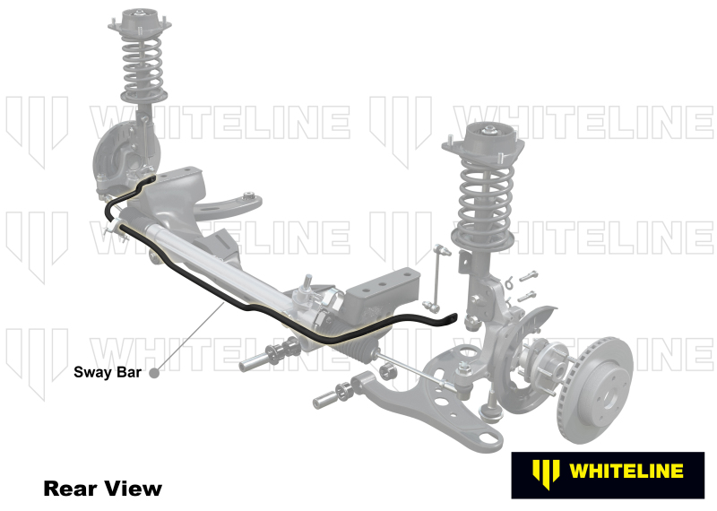 Honda Civic Sway Bar - Front - Whiteline - 27mm 2-Point Adjustable - `06-`11
