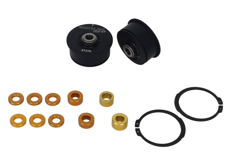 Subaru WRX STI Suspension Lift Kit - Front - Whiteline - Race Anti-Dive Caster Kit - Stealth Black - `11-`27