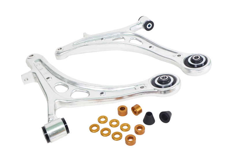 Subaru WRX STI Control Arms - Front - Whiteline - Front Lower Control Arms w/ Caster Correction - `17-`21