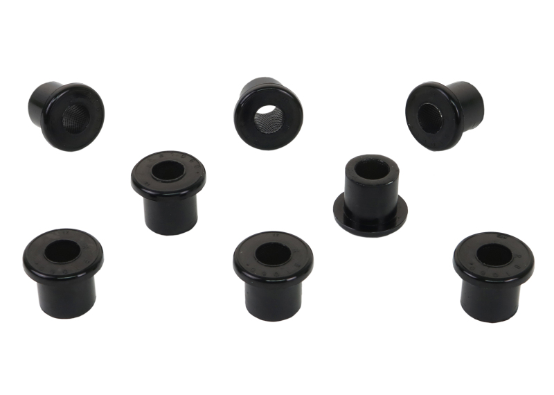 Toyota XTerra Leaf Spring and Shackle Bushing Kit - Rear - Whiteline - Whiteline Plus - Black - `97-`05