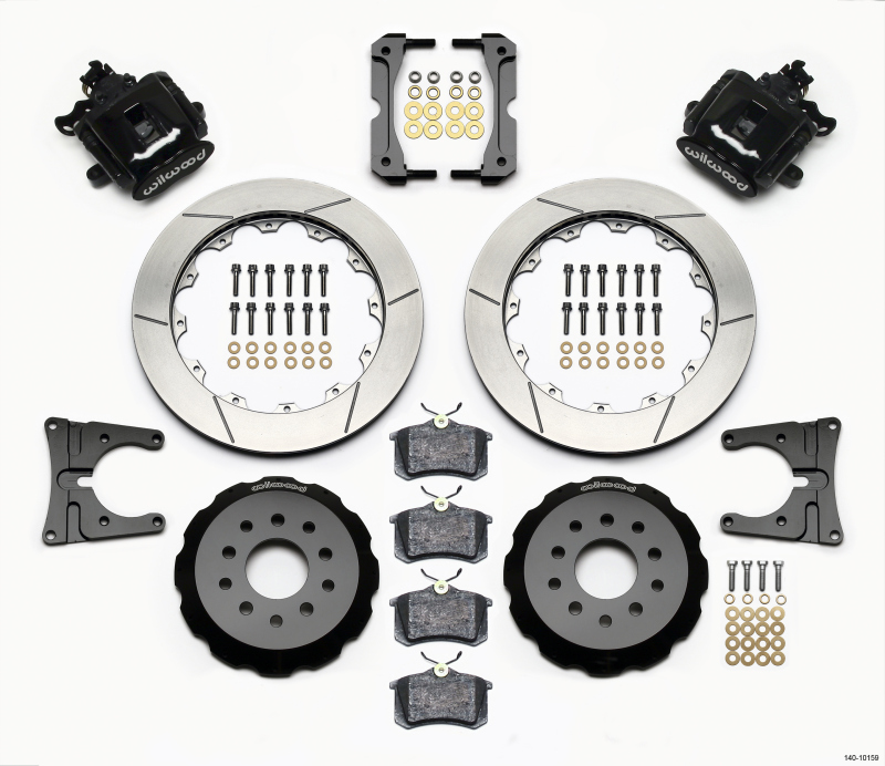 Ford Mustang Brake Kit - Rear - Wilwood - Combination Parking Brake Rear Kit 12.88in + BP-10 Pads - `05-`14 Ford Mustang Brake Kit - Rear - Wilwood - Combination Parking Brake Rear Kit 12.88in + BP-10 Pads - `05-`14