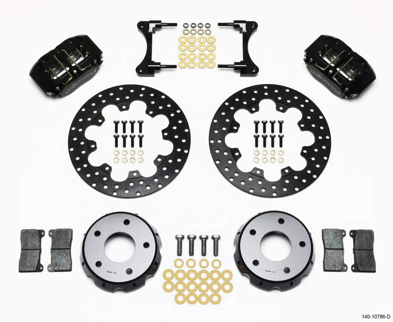 Pontiac Firebird Brake Kit - Front - Wilwood - Dynapro Radial Drag Kit 11.75in Drilled - `98-`02 Pontiac Firebird Brake Kit - Front - Wilwood - Dynapro Radial Drag Kit 11.75in Drilled - `98-`02