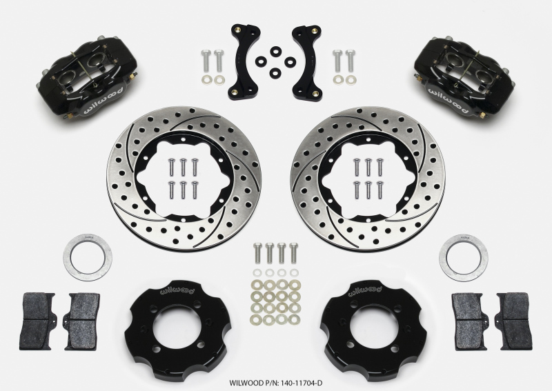 Mazda Miata MX 5 Brake Kit - Front - Wilwood - Dynalite with 11.00in Drilled Rotors - `90-`05 Mazda Miata MX 5 Brake Kit - Front - Wilwood - Dynalite with 11.00in Drilled Rotors - `90-`05