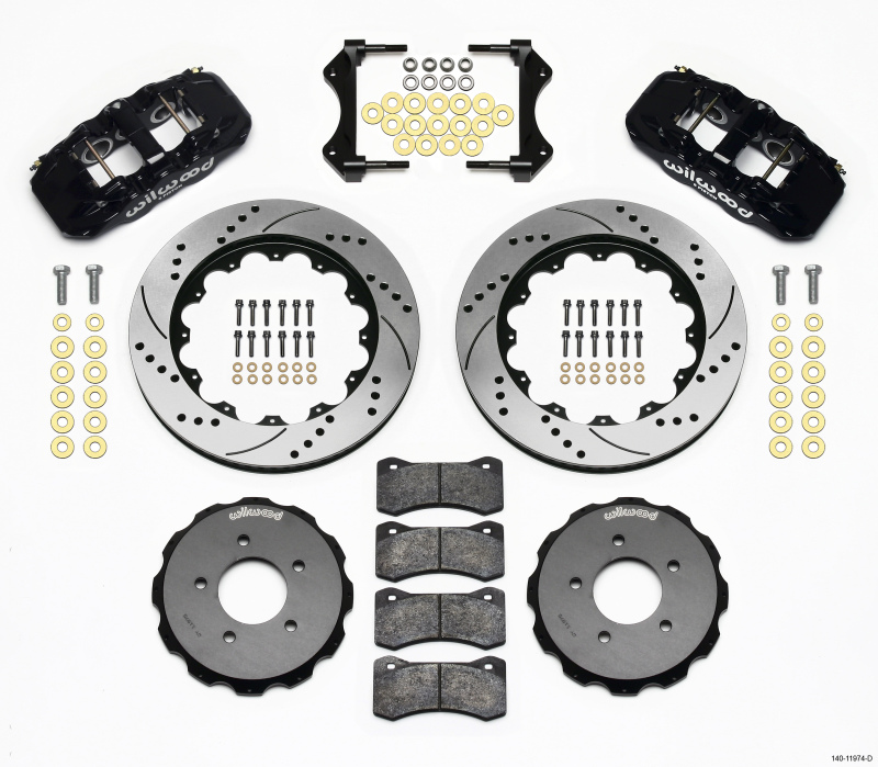 BMW 3 Series Big Brake Kit - Front - Wilwood - AERO6, 14.00 in Drilled Rotors - `99-`06 BMW 3 Series Big Brake Kit - Front - Wilwood - AERO6, 14.00 in Drilled Rotors - `99-`06