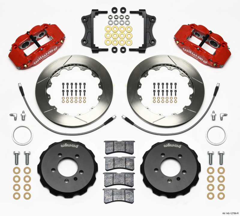 Volkswagen GTI Brake Kit - Front - Wilwood - Narrow Superlite 6R - Red - `06-`12 Volkswagen GTI Brake Kit - Front - Wilwood - Narrow Superlite 6R - Red - `06-`12