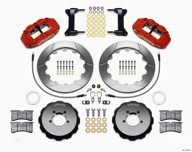 Subaru WRX Brake Kit - Front - Wilwood - Narrow Superlite 6R - Red - `99-`17 Subaru WRX Brake Kit - Front - Wilwood - Narrow Superlite 6R - Red - `99-`17