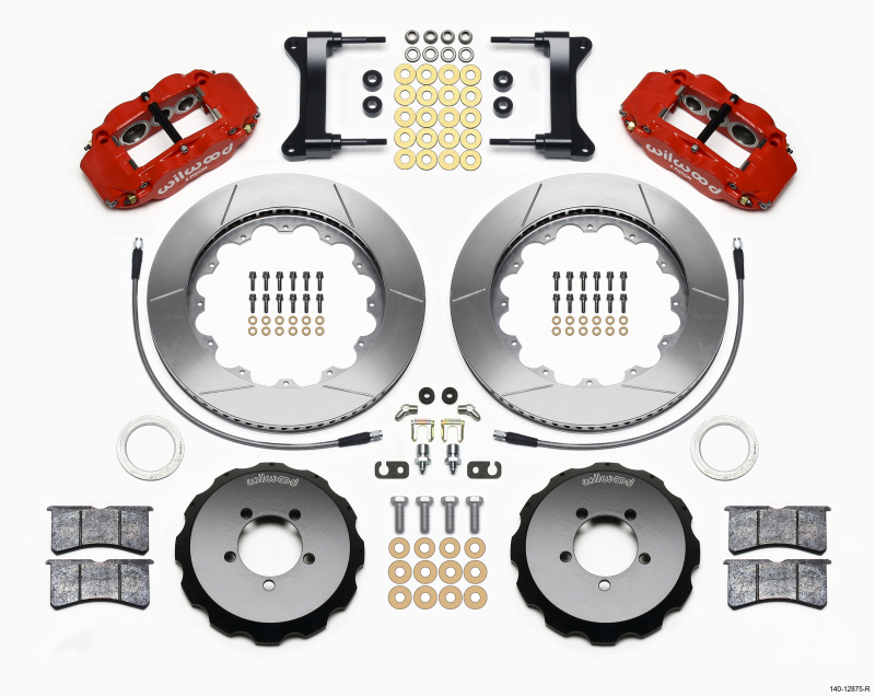 Subaru WRX Brake Kit - Front - Wilwood - Superlite 6R 14.00in - Red - `99-`12 Subaru WRX Brake Kit - Front - Wilwood - Superlite 6R 14.00in - Red - `99-`12
