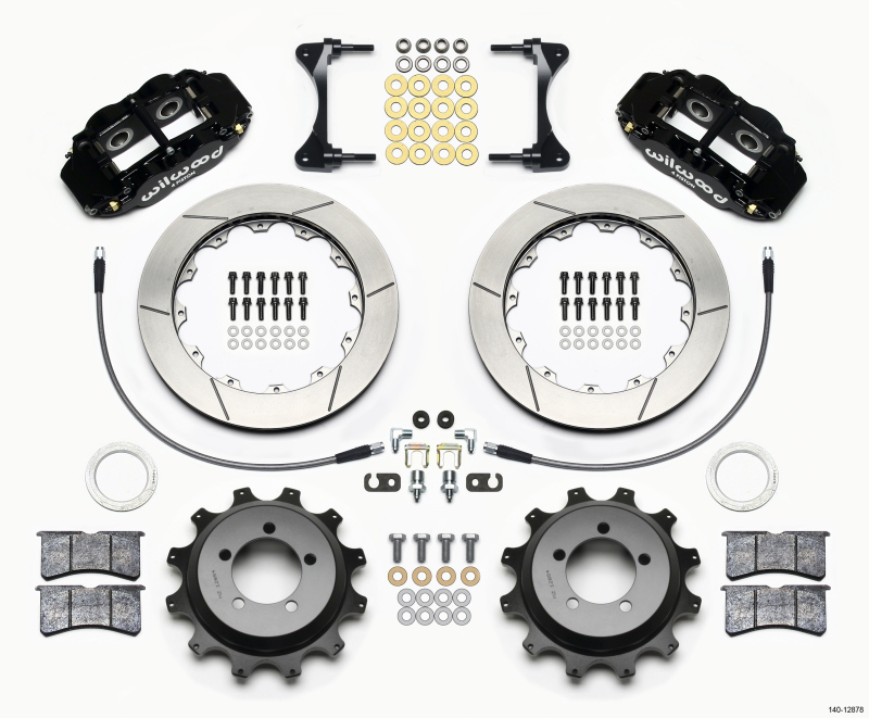Subaru WRX Brake Kit - Rear - Wilwood - Forged Narrow Superlite 4R Calipers + BP-10 Pads + 12.88in Rotors - `99-`05 Subaru WRX Brake Kit - Rear - Wilwood - Forged Narrow Superlite 4R Calipers + BP-10 Pads + 12.88in Rotors - `99-`05