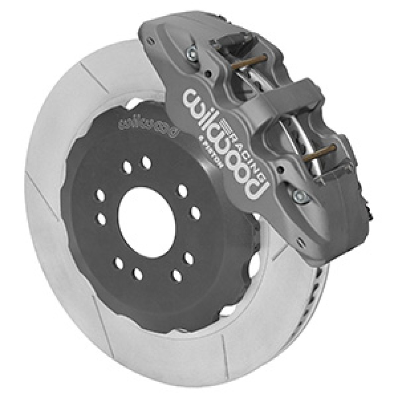 Ford Mustang Brake Kit - Front - Wilwood - 14.00 Road Race + GT directional vane Rotors + High friction Race compound Pads - `05-`14 Ford Mustang Brake Kit - Front - Wilwood - 14.00 Road Race + GT directional vane Rotors + High friction Race compound Pads - `05-`14