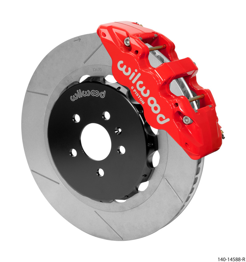 Audi A5 Brake Kit - Front - Wilwood - Slotted Rotor - Red - `08-`12 Audi A5 Brake Kit - Front - Wilwood - Slotted Rotor - Red - `08-`12