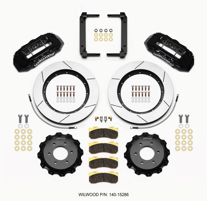 Ford F150 Brake Kit - Front - Wilwood - TX6R Big Brake Kit 15.50in - Black - `04-`08 Ford F150 Brake Kit - Front - Wilwood - TX6R Big Brake Kit 15.50in - Black - `04-`08