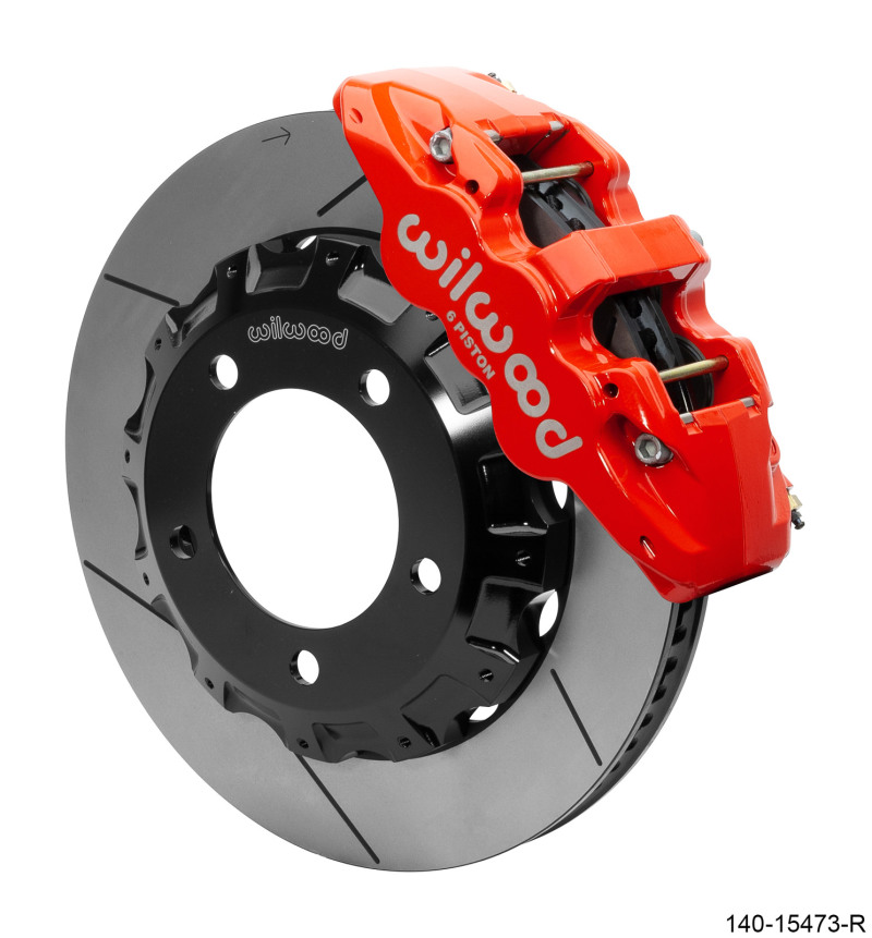 Toyota Land Cruiser Brake Kit - Front - Wilwood - AERO6 - Red - `08-`15 Toyota Land Cruiser Brake Kit - Front - Wilwood - AERO6 - Red - `08-`15