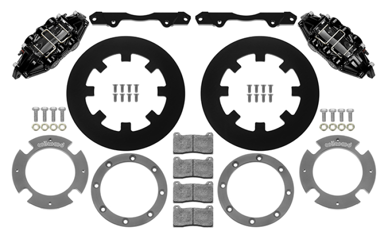 Can-Am X3RS Brake Kit - Rear - Wilwood - 6-Piston + Undrilled Rotors - Black - `17-`21 Can-Am X3RS Brake Kit - Rear - Wilwood - 6-Piston + Undrilled Rotors - Black - `17-`21