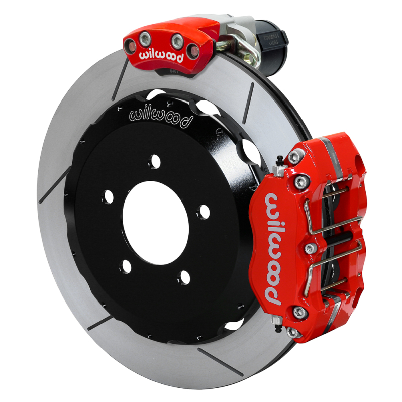 Ford Mustang Brake Kit - Rear - Wilwood - Dynapro 12.88 Rotor GT - Red - 2015
