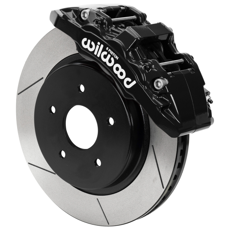 RAM 1500 Brake Kit - Wilwood - 13.38in Slotted Rotor + AERO6-DM - Black - `13-`18