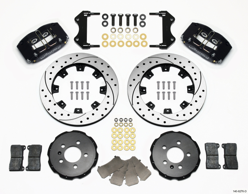 Volkswagen Golf Brake Kit - Front - Wilwood - Dynapro Radial 12.19in Drilled Rotors - `99-`03 Volkswagen Golf Brake Kit - Front - Wilwood - Dynapro Radial 12.19in Drilled Rotors - `99-`03