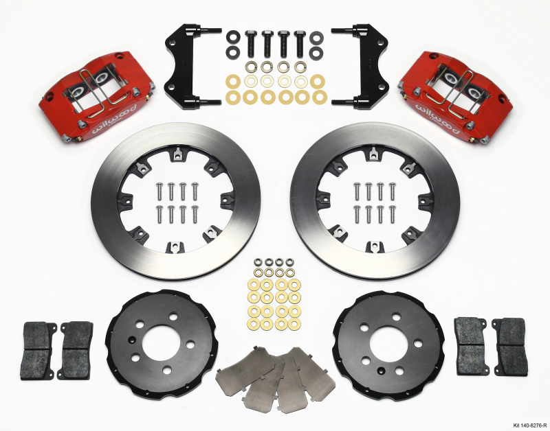 Volkswagen Golf Brake Kit - Front - Wilwood - Dynapro Radial 12.19in - Red - `99-`03 Volkswagen Golf Brake Kit - Front - Wilwood - Dynapro Radial 12.19in - Red - `99-`03