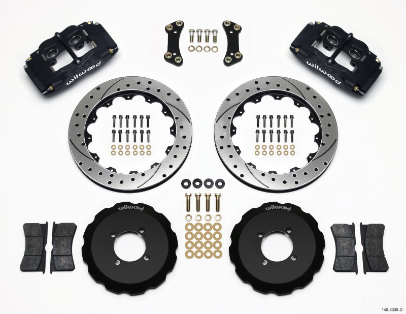 Scion xB Brake Kit - Front - Wilwood - Drilled Rotors + Wilwood FSLI4 Calipers - `03-`05 Scion xB Brake Kit - Front - Wilwood - Drilled Rotors + Wilwood FSLI4 Calipers - `03-`05