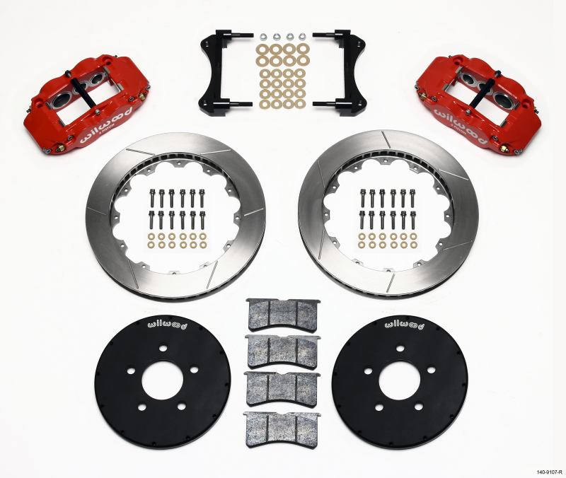Ford Mustang Brake Kit - Front - Wilwood - Narrow Superlite 6R - Red - `94-`04