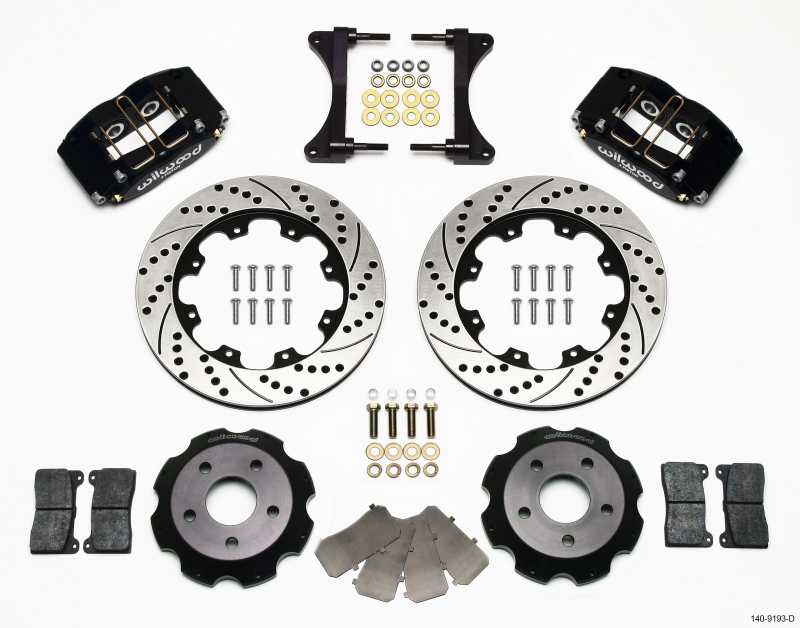 Subaru Impreza Brake Kit - Front - Wilwood - 12.00in Drilled Rotors + DPR-DS - `99-`17 Subaru Impreza Brake Kit - Front - Wilwood - 12.00in Drilled Rotors + DPR-DS - `99-`17