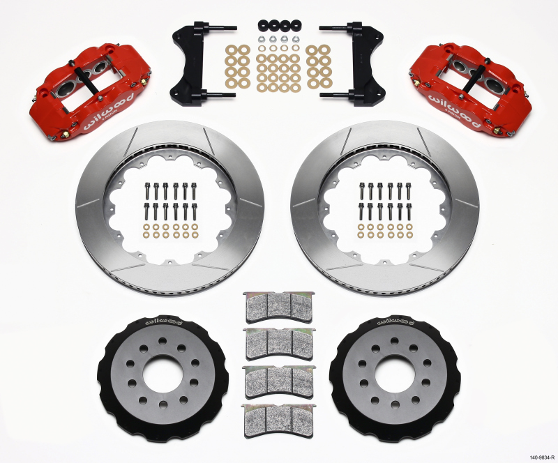 Pontiac Firebird Brake Kit - Front - Wilwood - Narrow Superlite 6R - Red - `98-`02 Pontiac Firebird Brake Kit - Front - Wilwood - Narrow Superlite 6R - Red - `98-`02