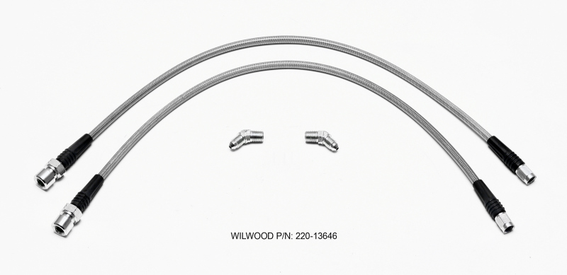 BMW 3 Series Brake Line Kit - Front - Wilwood - Flexline - `07-`11 BMW 3 Series Brake Line Kit - Front - Wilwood - Flexline - `07-`11