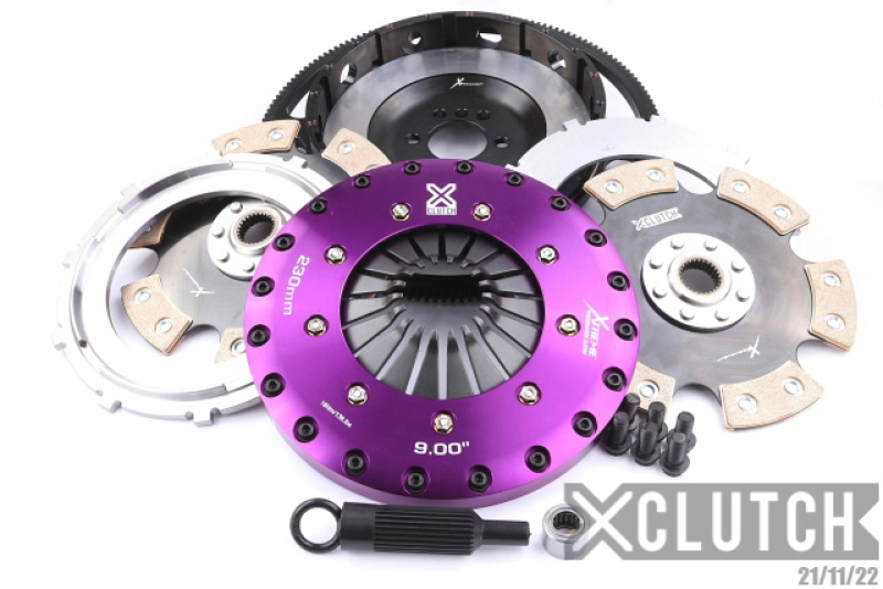 Chevrolet Corvette Clutch Kit - XCLUTCH - Twin Solid Ceramic 9in - `97-`04