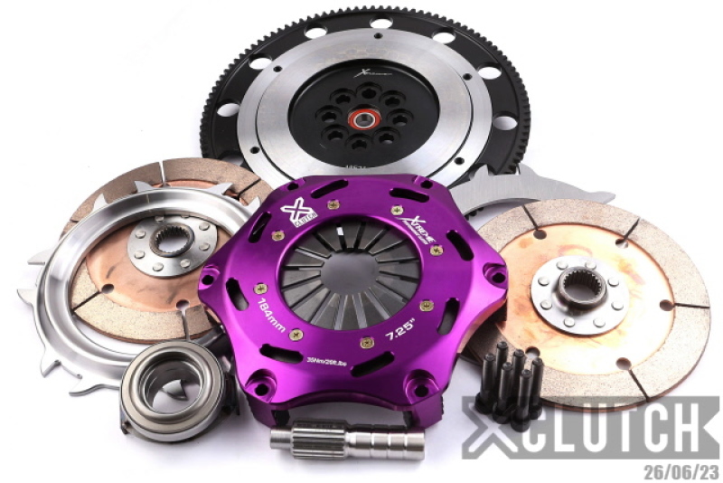Acura Integra Clutch Kit - XCLUTCH - 7.25in Twin Solid Ceramic - `97-`01