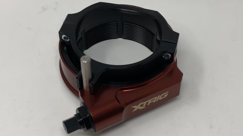 Honda CRF 450 R Shock Pre-Load Adjuster - XTrig - Full Thread Utilization - Red - `17-`18