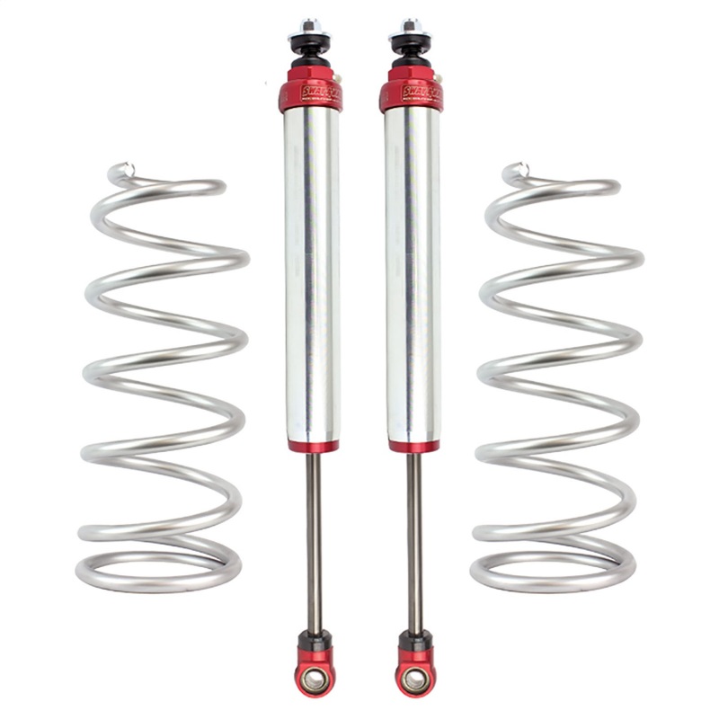 Toyota 4Runner Coilover Suspension Kit - Rear - aFe - Sway-A-Way 2.0 Rear Shock Kit - Bright Zinc - `03-`20