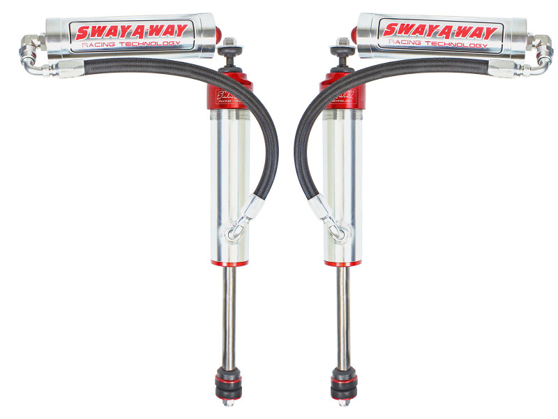 Nissan Patrol Y61 Front Shock Kit - aFe - Sway-A-Way 2.5 with Remote Reservoir for OE Ride Height - Bright Zinc - `97-`17