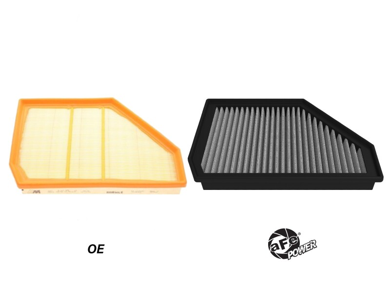 BMW X6 M Air Filter - Left & Right - aFe - Pro DRY S Media - `20-`25