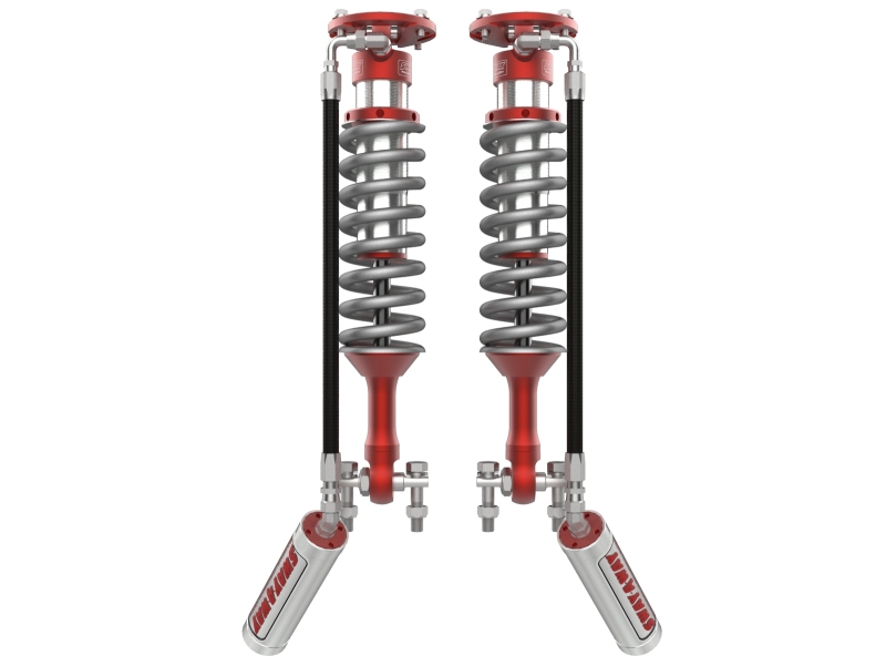 Ford F-150 Coilover Suspension Kit - Front - aFe - Sway-A-Way 2.5 Front Coilover Kit w/ Remote Reservoirs - Red - `21-`23
