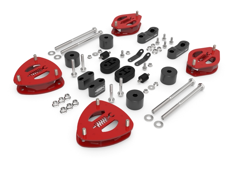 Subaru Crosstrek Suspension Lift Kit - aFe - CONTROL 1.5in - Red - `18-`23 Subaru Crosstrek Suspension Lift Kit - aFe - CONTROL 1.5in - Red - `18-`23
