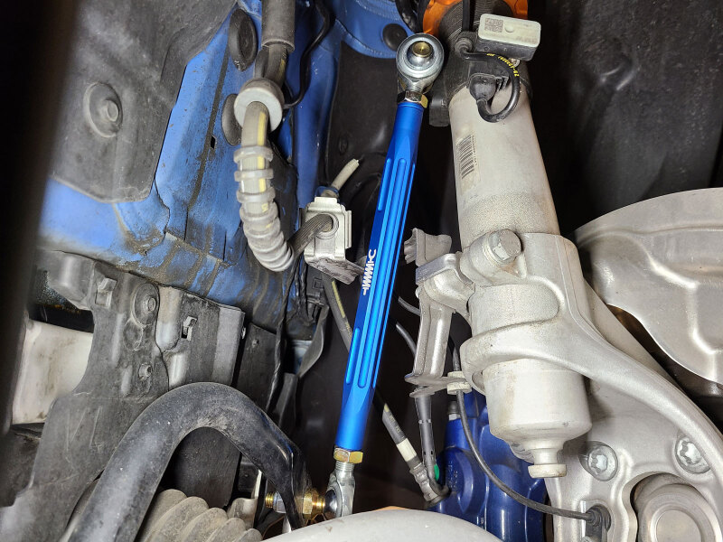 BMW M4 Sway Bar End Links - Front - aFe - Adjustable - Blue - `15-`20