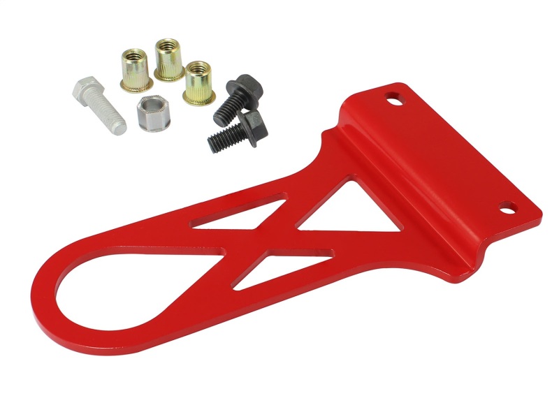 Chevrolet Corvette Tow Hook - Front - aFe - PFADT Series - Red - `97-`04