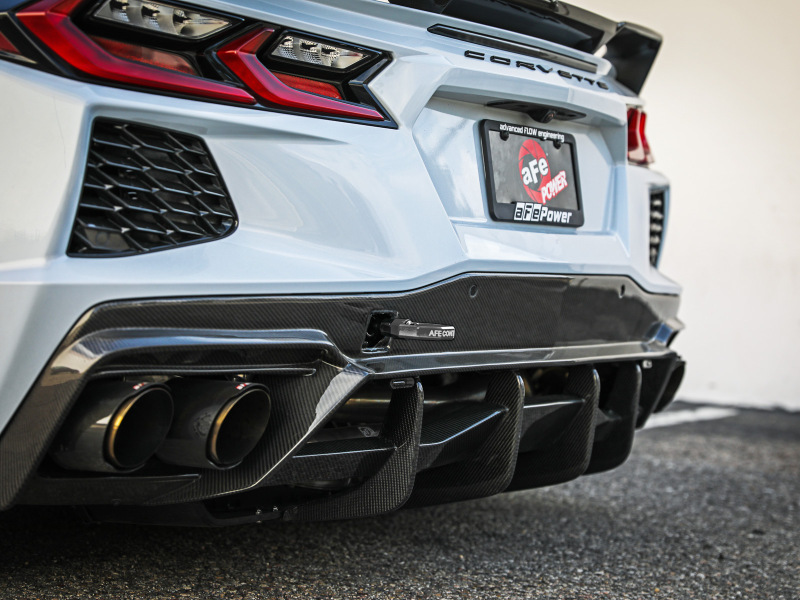 Chevrolet Corvette Tow Hook - Rear - aFe - CNC Machined, 4130 Steel - Gray - `20-`25