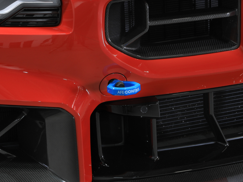 BMW M2 Tow Hook - Front + Rear - aFe - Control - Blue - `23-`25