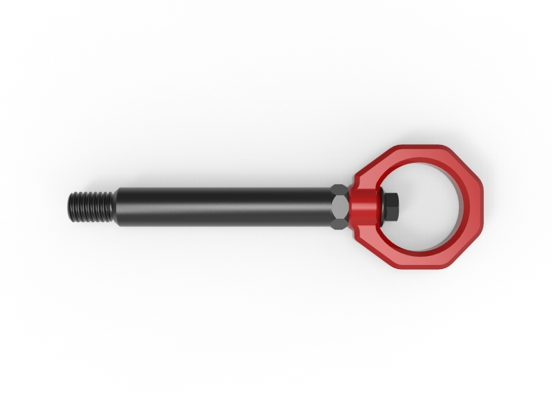 BMW M2 Tow Hook - Front + Rear - aFe - CONTROL - Red - `23-`25