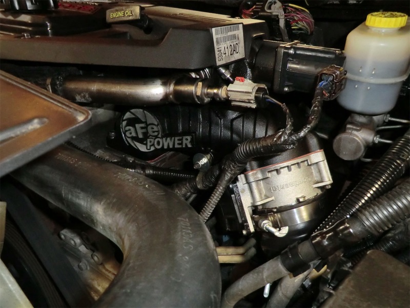 Dodge Diesel Trucks Performance Air Intake - aFe - BladeRunner Manifolds Intake - Black - `07-`18