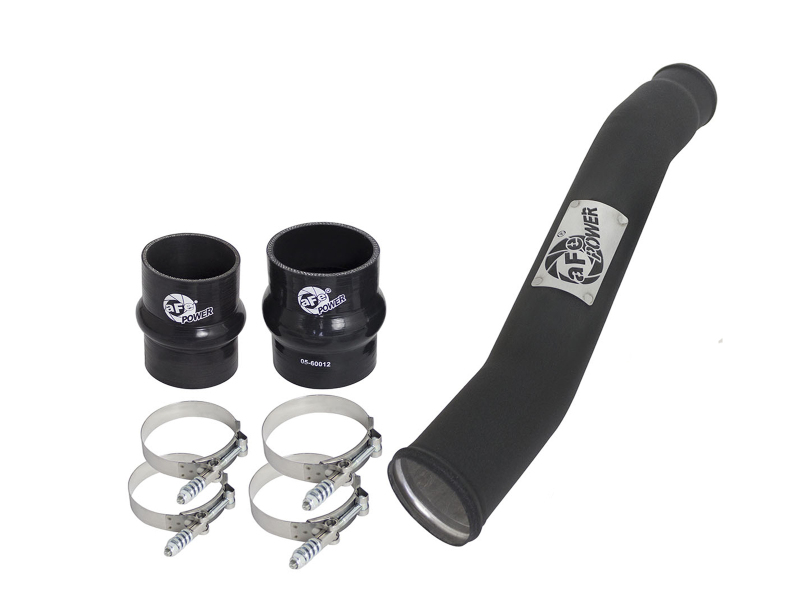 Dodge Diesel Trucks Intercooler Tube Kit - Hot Side - aFe - BladeRunner 3in with Couplings & Clamps - `07-`09