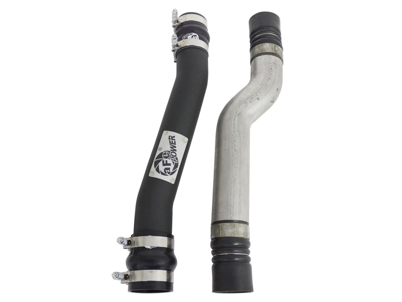 Dodge Diesel Trucks Intercooler Tube Kit - Hot Side - aFe - BladeRunner 3in with Couplings & Clamps - `07-`09